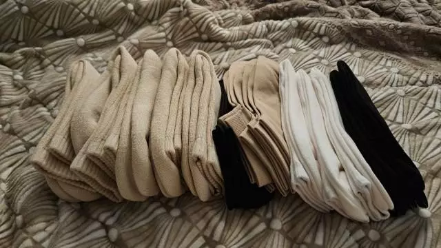 겨울에 양모슬리퍼에 신으려고 사봤어요
