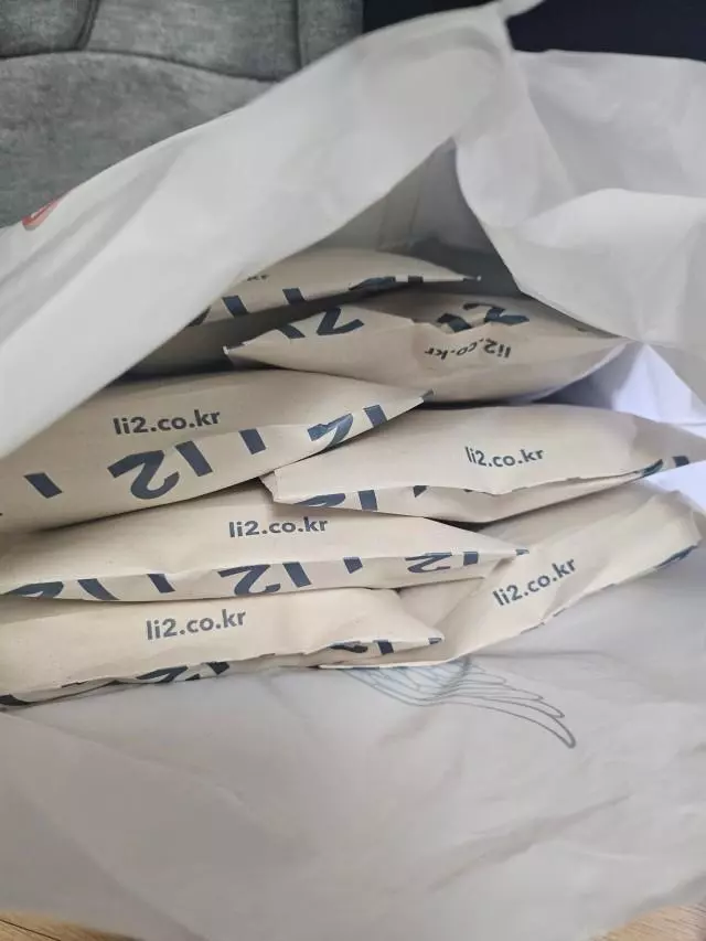 친환경 개별 포장 넘 맘에 들어요
