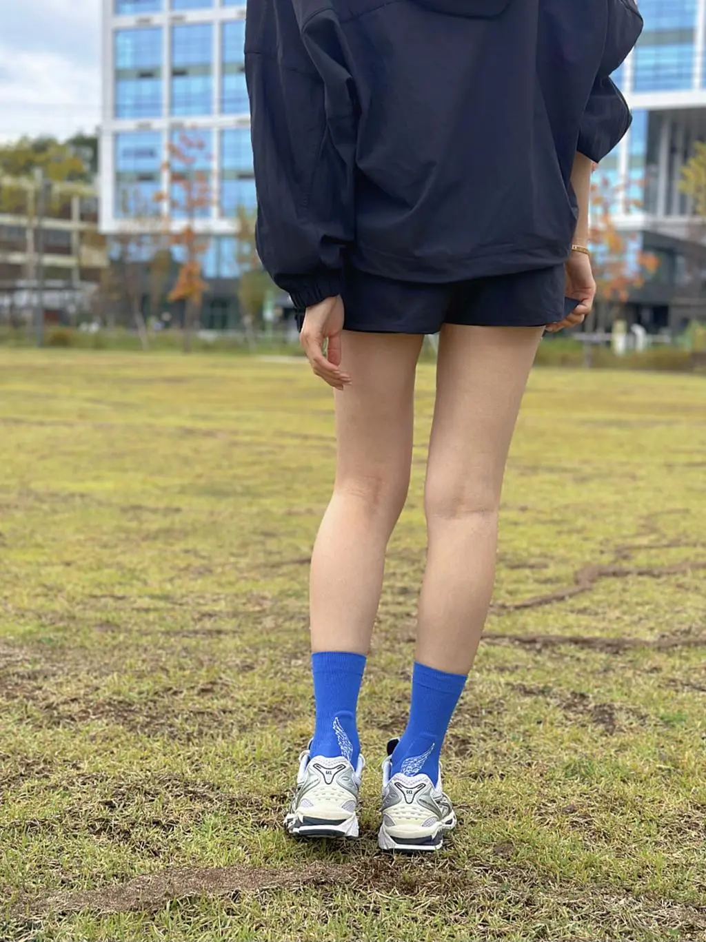 [스텝리뷰] 164cm/245mm/코발트 블루/S 착용
