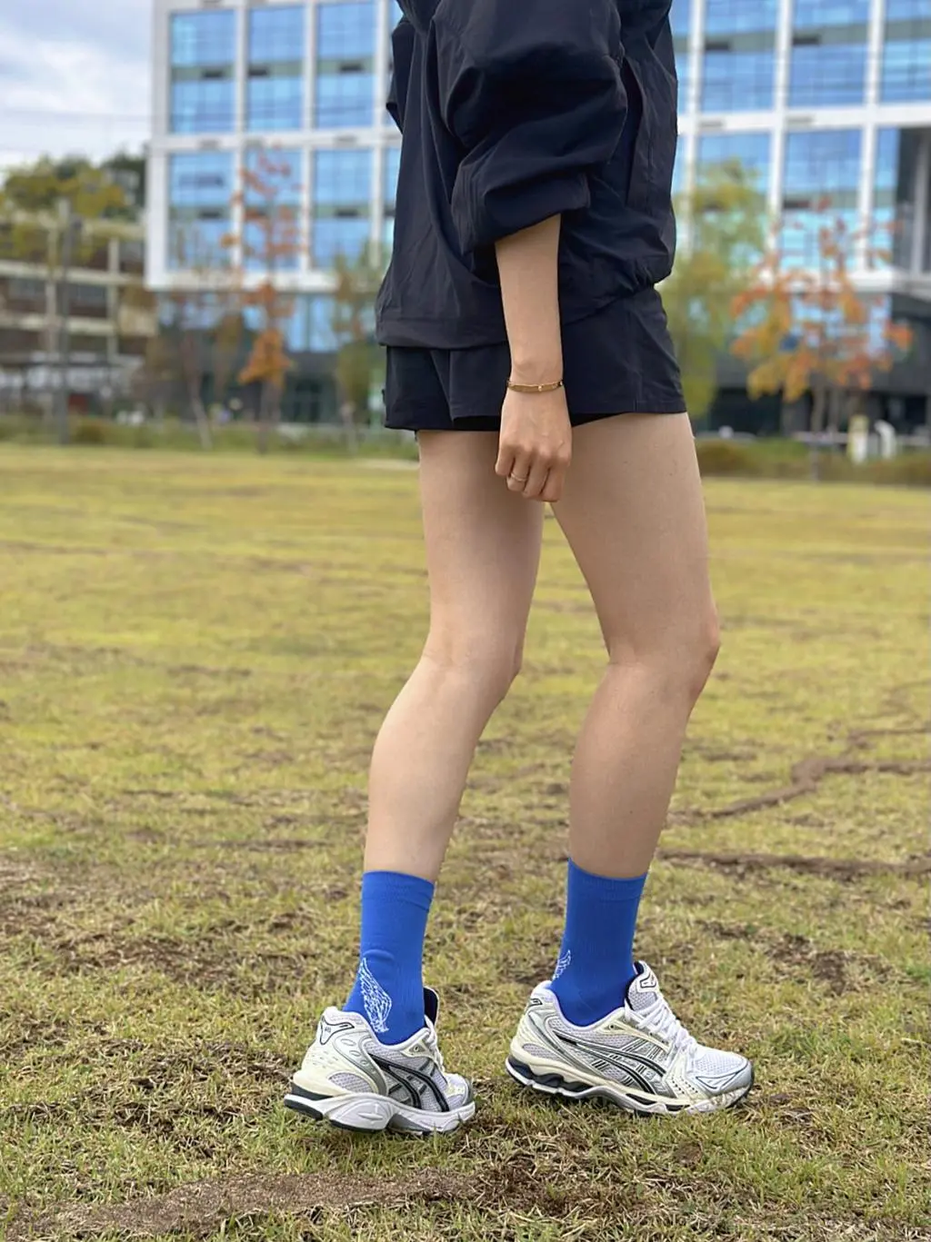 [스텝리뷰] 164cm/245mm/코발트 블루/S 착용
