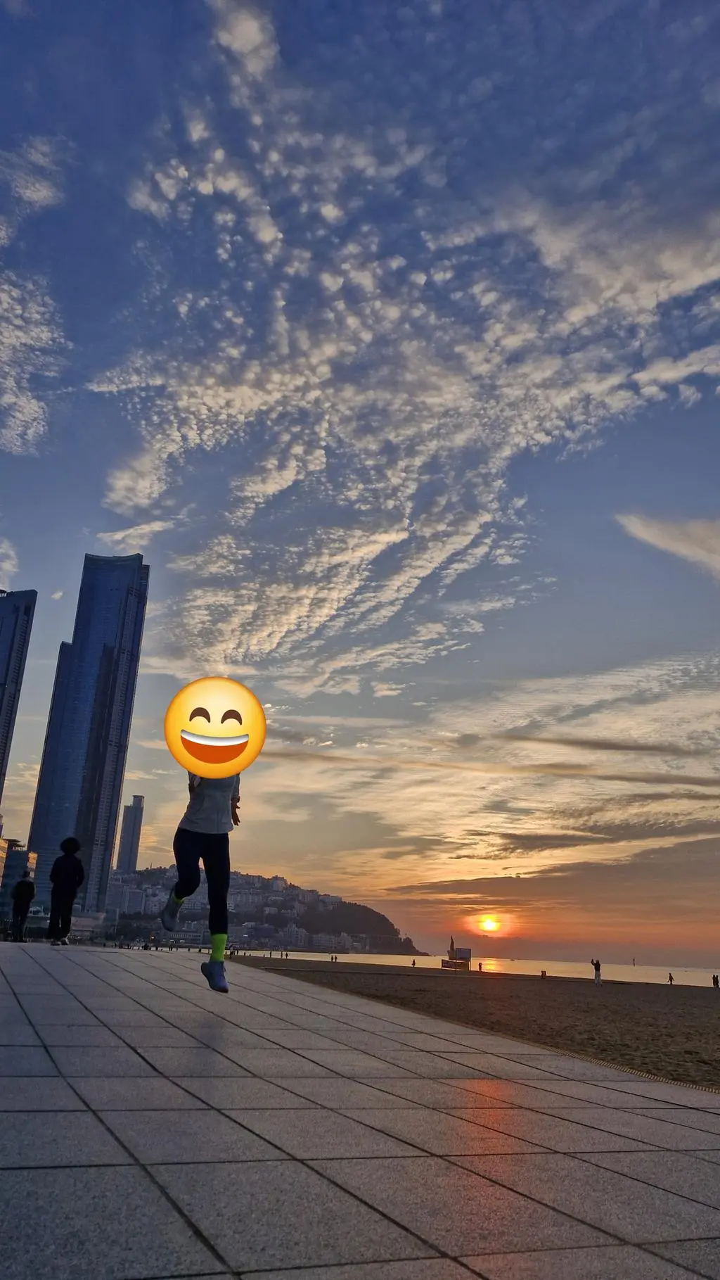 도착하자마자 짐싸서 해운대로 고고
