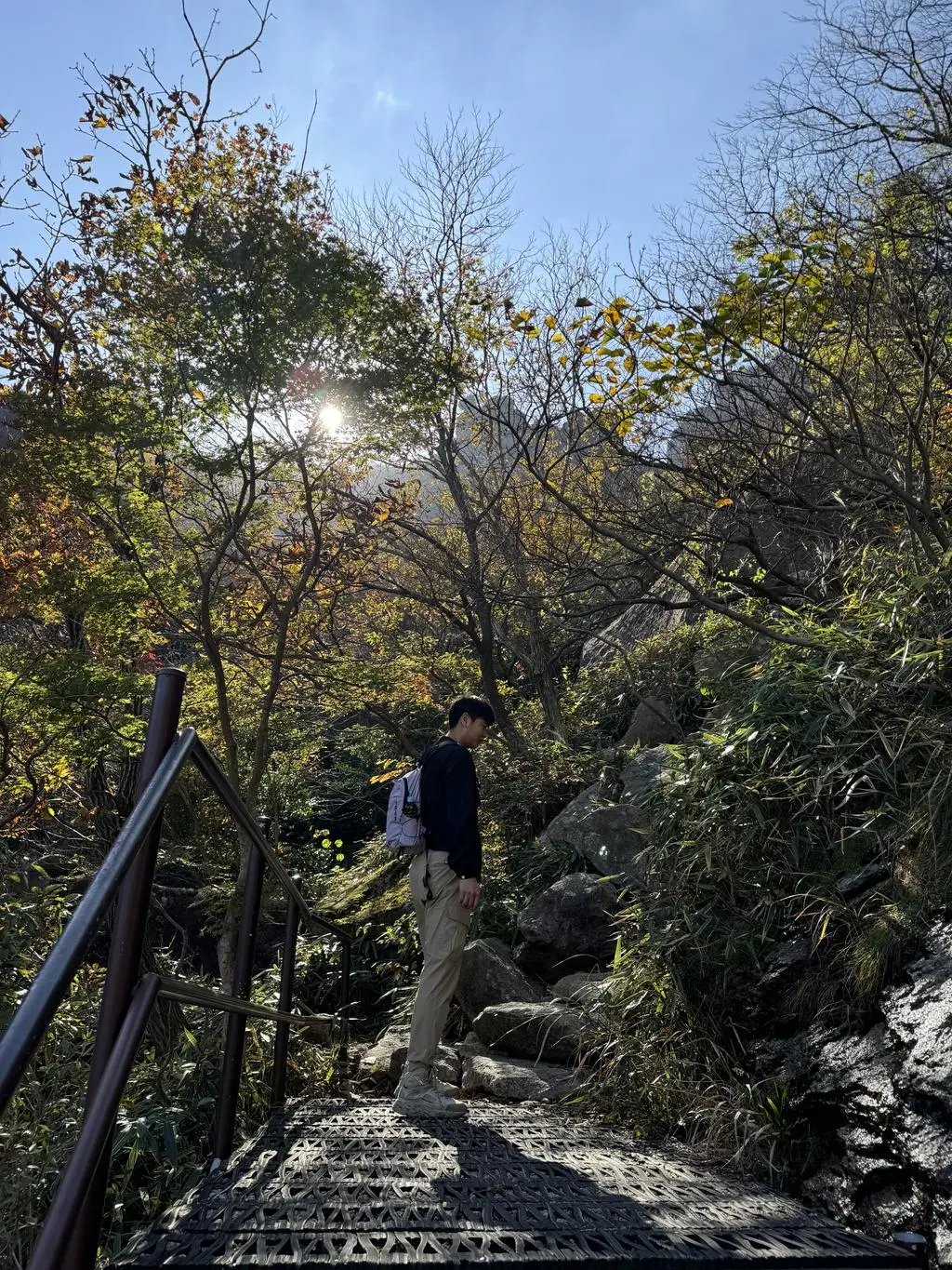 신고 등산 다녀왔는데 탄탄해서 발가락 물집 종아리 근육통 예방에 도움이 된것 같아요