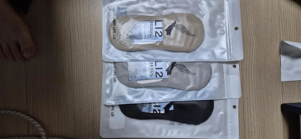 페이크 양말 신었는데 이런 쿠션감
