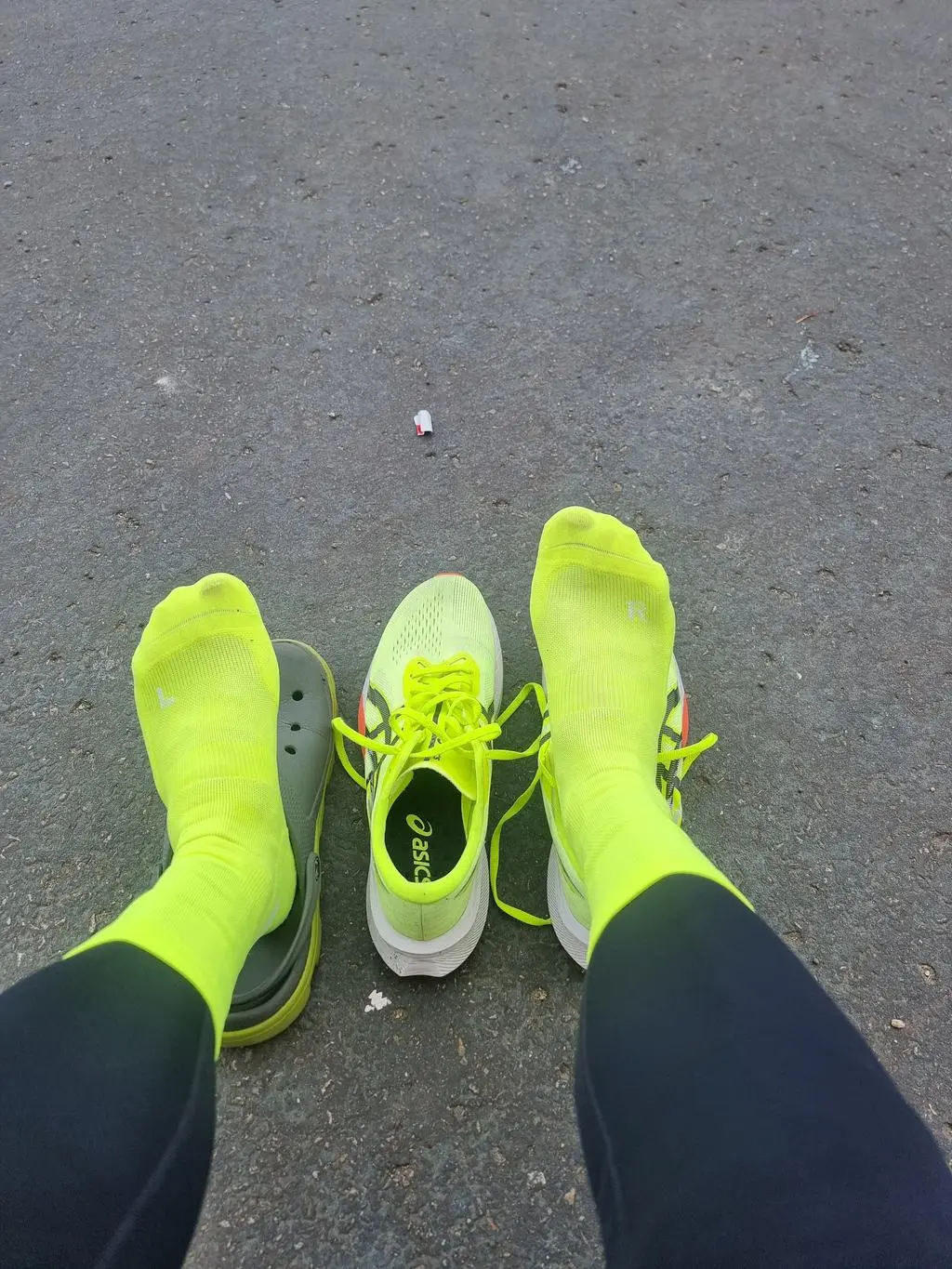 30km LSD했습니다. 카본화보다 중요한 양말선택. 블랙 윙 러닝 크루 삭스는 현명했습니