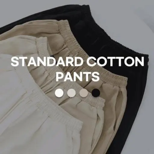 [당일출고,1+1 sale]올데이 프리미엄 코튼 와이드 팬츠(4color)