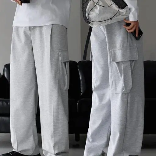 [클리어런스]카고 와이드 벌룬핏 핀턱 와이드 트레이닝 팬츠(3color)