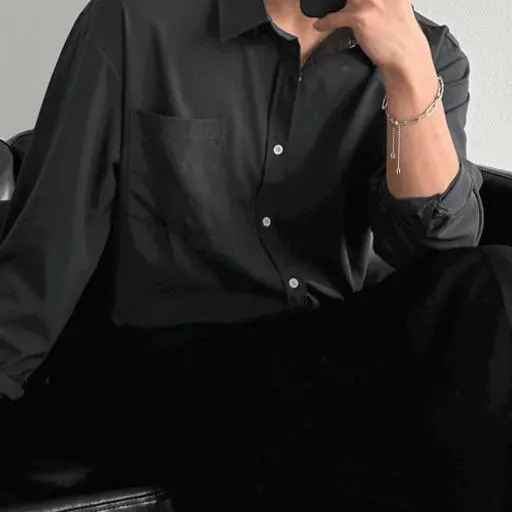 [1+1 sale]실켓 링클프리 오버핏 셔츠(5color)