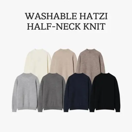 [1+1 sale]올른 반목 하찌 워셔블 니트(7color)