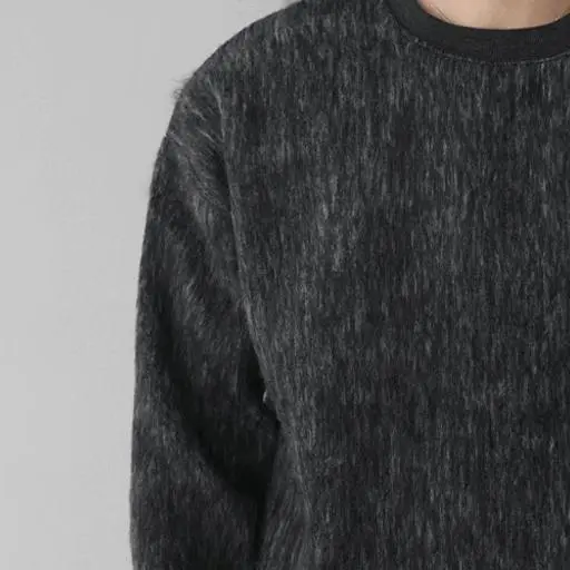 헤비 모헤어 오버핏 맨투맨(2color)