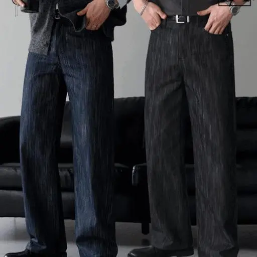 [자체제작,당일출고]어반 논페이드 슬라브 생지 데님 와이드(2color)