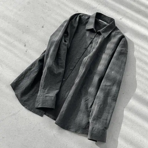 크랙 피그먼트 오버핏 남방(7color)