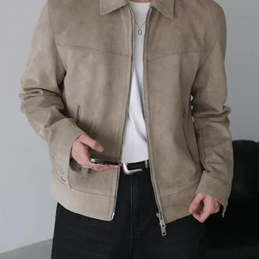 포드 스웨이드 바이커 자켓(3color)