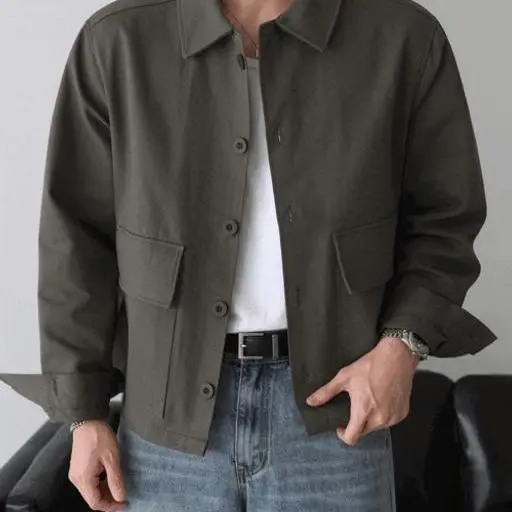 코튼 투포켓 트러커 자켓(3color)