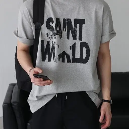 세인트 오버핏 20수 반팔 티셔츠(3color)