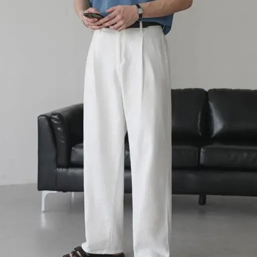 린넨 원턱 와이드 슬랙스(3color)