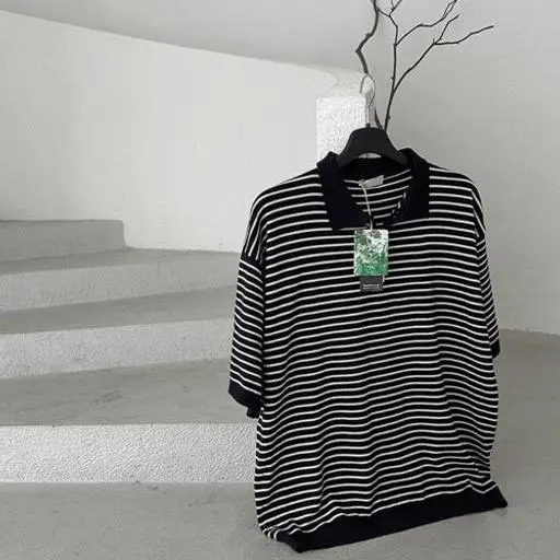 워셔블 스트라이프 니트(3color)