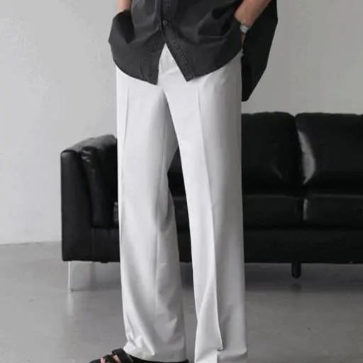 [1+1 sale]-5도 쿨맥스 세미와이드 슬랙스 S-4XL(4color)