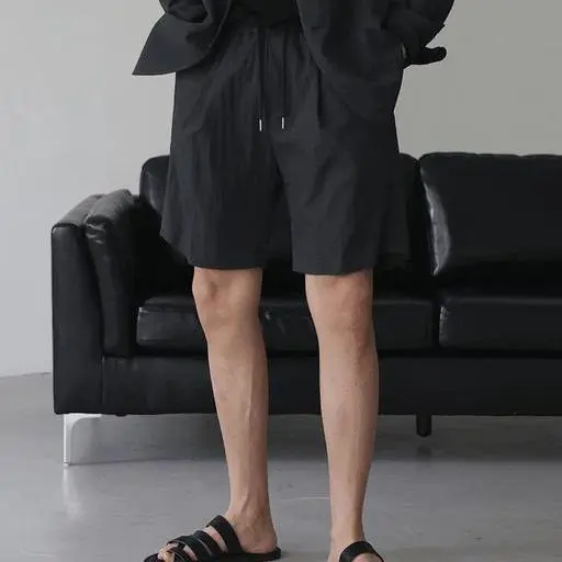 프리미엄 알엔 나일론 밴딩 반바지 숏팬츠(3color)