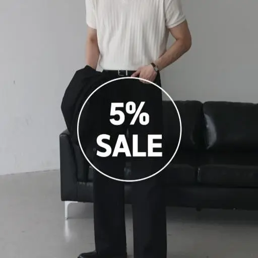 벨로아 머슬핏 반팔+프리미엄 와이드 데님 팬츠 코디