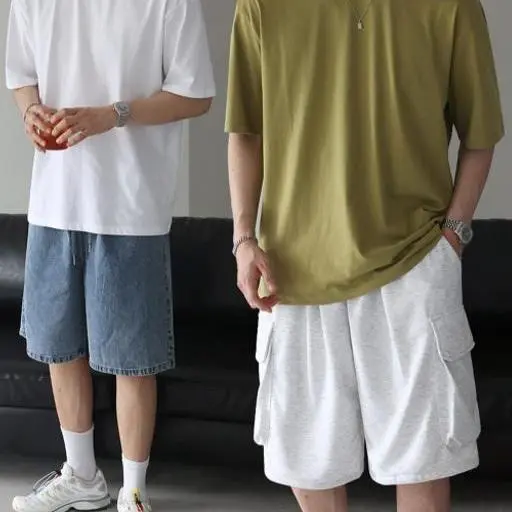 [1+1]코마사 코튼 오버핏 프리미엄 반팔티 무지(10color)