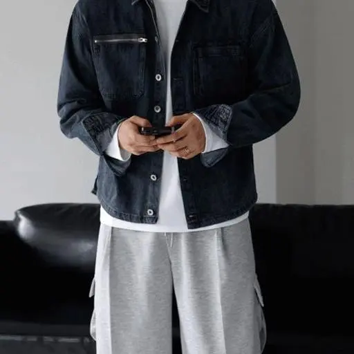 로빈 데님 지퍼 셔츠 자켓(2color)