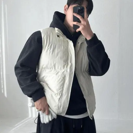 레어 패딩 조끼(2color)