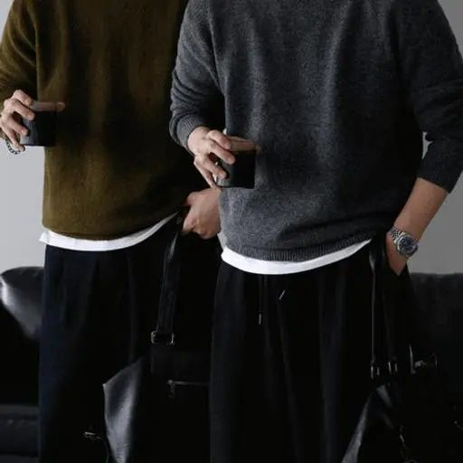 [1+1sale]에어 울 라운드 니트(15color)