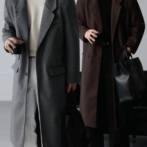 [주문폭주]렉트 맥시 싱글 롱코트(3color)