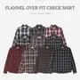 스테디 기모 플란넬 체크셔츠(10color)
