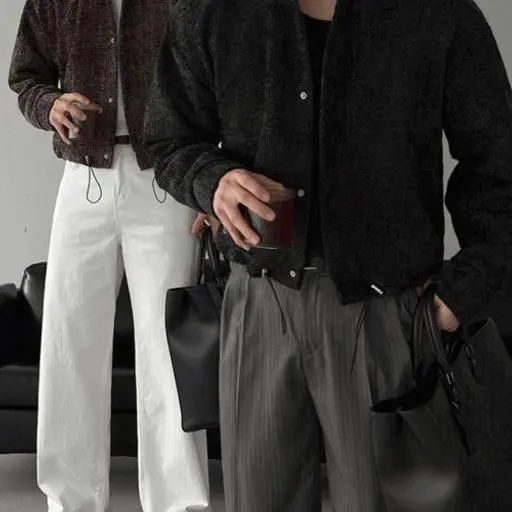 프렌치 트위드 크롭 스트링 가디건 자켓(3color)