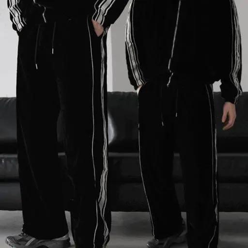 [SET]셀 벨벳 라인 트레이닝 셋업(1color)