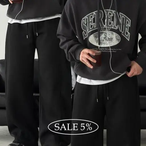 양기모 후드티+웜히트 백포켓 트레이닝 팬츠 코디