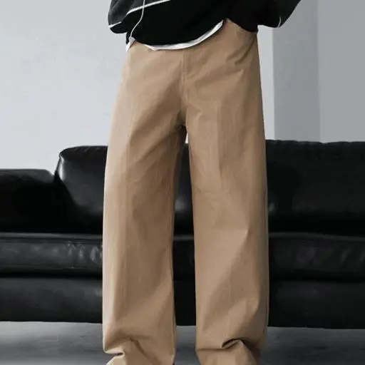 USA코튼 커브드 와이드 팬츠(3color)