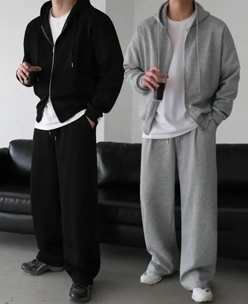 레브 후드 트레이닝 셋업(3color)