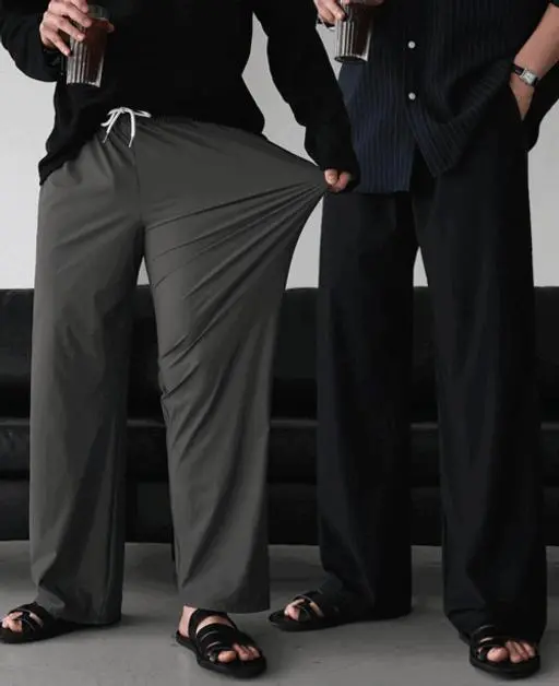 [1+1sale]-5도 에어쿨 스탠다드 냉장고 아이스 쿨링 와이드 팬츠(6color)