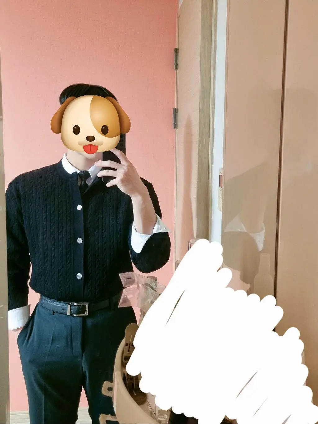 셔츠랑 같이 레이어드 해서 입으면 너무 이뻐요!