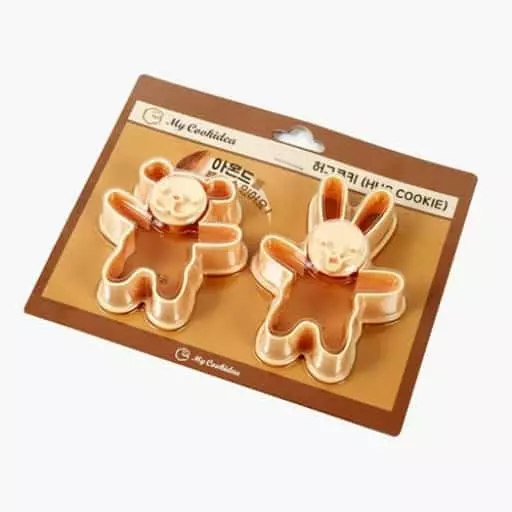 허그쿠키커터2종 - 곰,토끼