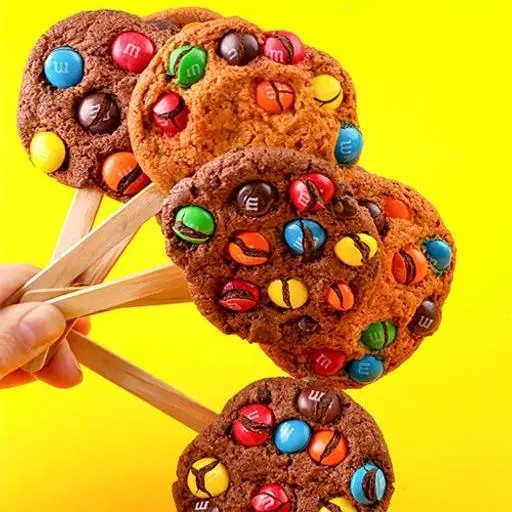 [만들기세트] m&m롤리팝쿠키 - 포장까지 완벽구성