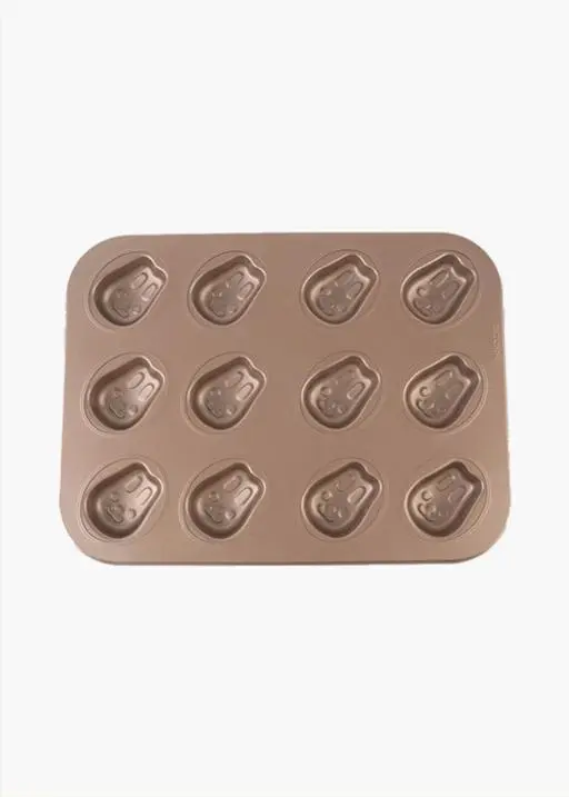 토끼 모양 마드레느 팬 12구