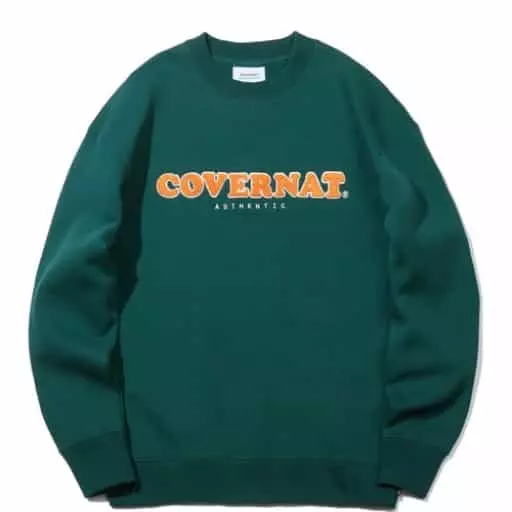 부클 쿠퍼 로고 맨투맨 그린