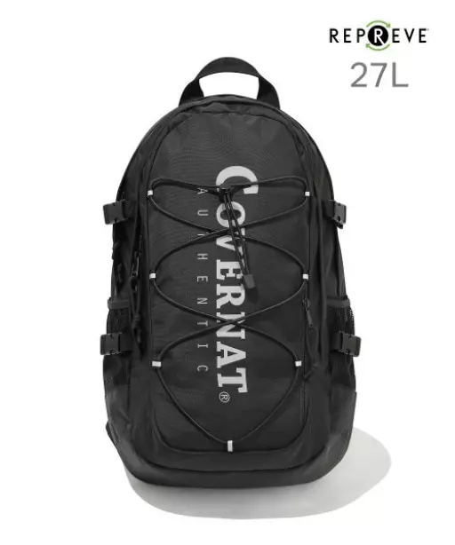 어센틱 로고 백팩 27L 블랙