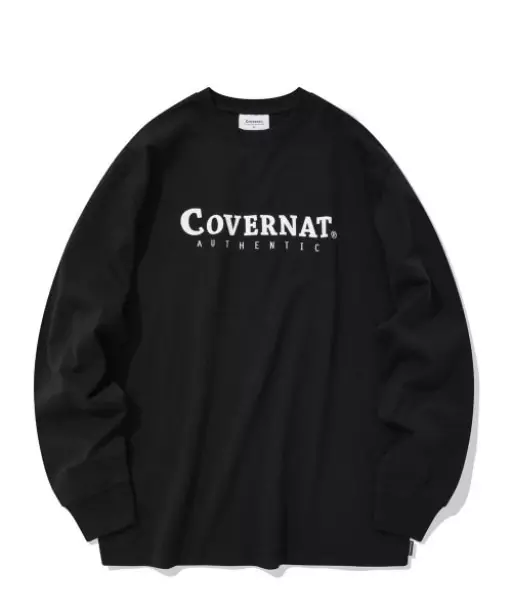 어센틱 로고 롱슬리브 블랙