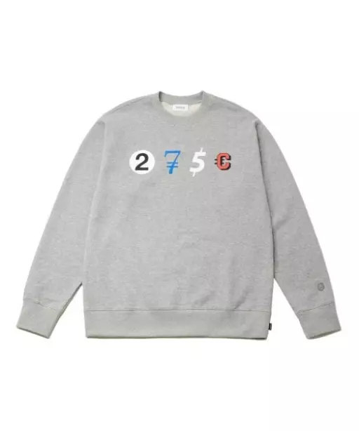 [커버낫 X 275C] 콜라주 스웨트셔츠_그레이