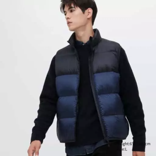 울트라라이트다운베스트(컬러블럭)