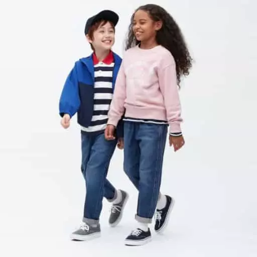 KIDS울트라스트레치데님테이퍼드팬츠