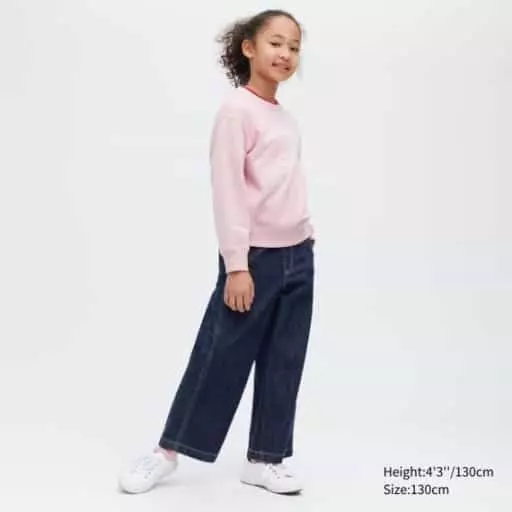 GIRLS와이드배기진(데님)