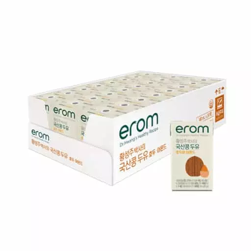 이롬 황성주박사의 국산콩두유 호두아몬드두유 140ml (24/48/72팩)