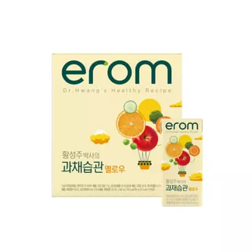 이롬 황성주박사의 과채습관 옐로 190ml (16/32/48/64팩)