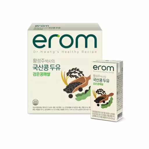 이롬 황성주박사의 국산콩두유 검은콩깨쌀두유 190ml (16/32/48/64팩)