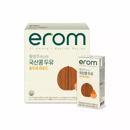 이롬 황성주박사의 국산콩두유 호두아몬드두유 190ml (16/32/48/64팩)